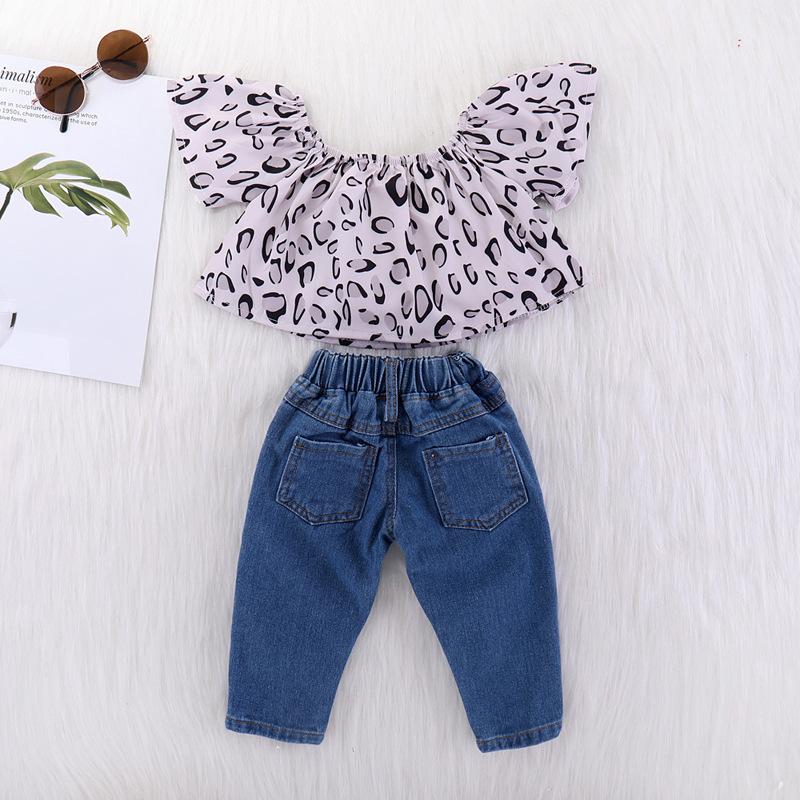 2-piece Leopard Top and Pants for Toddler Wholesale children's clothing - PrettyKid