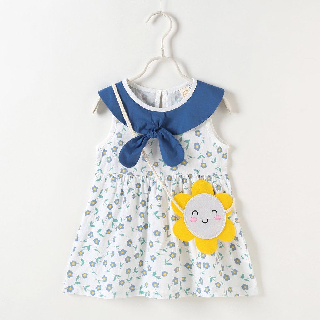 Lapel Lovely Baby Floral Dress - PrettyKid