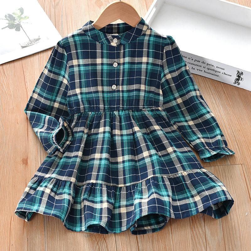 Plaid Dress for Girl Children's Clothing - PrettyKid