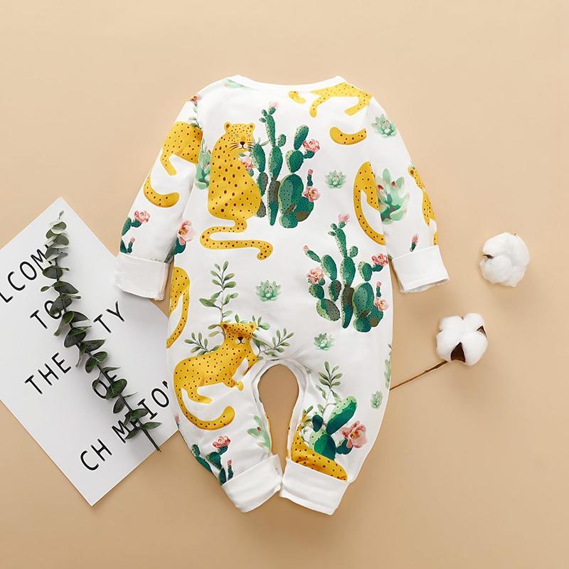 Cactus Printed Jumpsuit for Baby Boy - PrettyKid