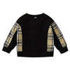 Boy Long-Sleeve Plaid Print Sweatshirt Wholesale Toddler Sweatshirts - PrettyKid
