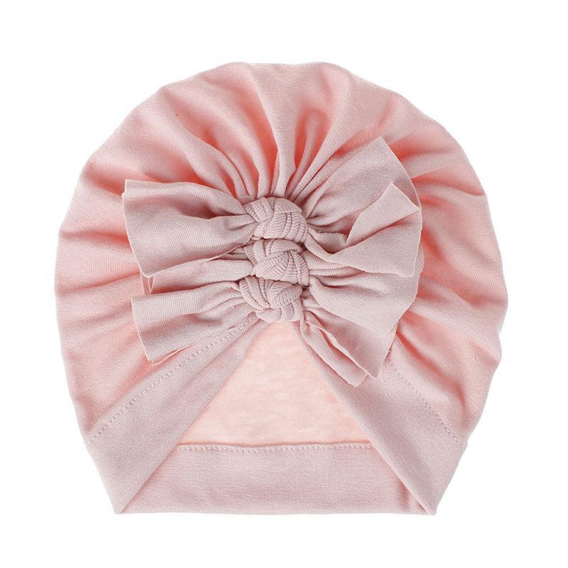 Cute Bownot Decoration Ruffled Head Cap - PrettyKid