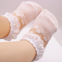 Lace Ruffled Breathable Socks Wholesale children's clothing - PrettyKid