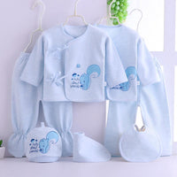 Newborn Boy Squirrel Kit 7 Pieces Children's Clothing - PrettyKid