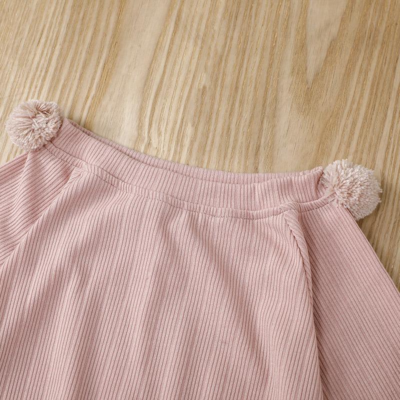2-piece Plush Ball Dress Set for Toddler Girl - PrettyKid