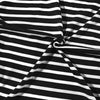 Women Pregnant Mom Striped Long-sleeve Hooded T-shirt - PrettyKid