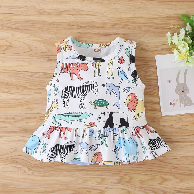 Baby Girl Sleeveless Top & Shorts Children's Clothing - PrettyKid