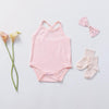 Solid Sleeve Bodysuit for Baby Girl Wholesale children's clothing - PrettyKid