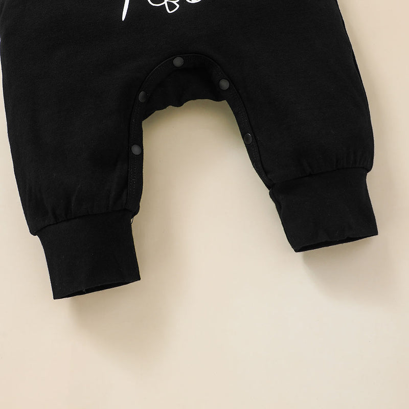 Baby Boys Cartoon Bat Heart Print Long Sleeve Halloween Jumpsuit Wholesale Baby Clothes Suppliers - PrettyKid