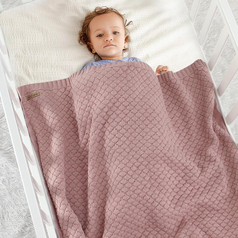 Solid Cotton Blanket for Baby - PrettyKid