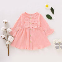 Solid Princess Dress for Baby Girl - PrettyKid