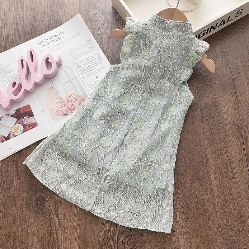 Toddler Girl Lace Cheongsam Dress Children's Clothing - PrettyKid