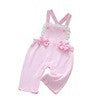 0-24M Wide Strap Colorblock Like Paneled Bow Romper Wholesale Baby Clothes - PrettyKid