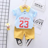 Toddler Boy Numbers Polo Shirt T-shirt & Shorts Wholesale Children's Clothing - PrettyKid
