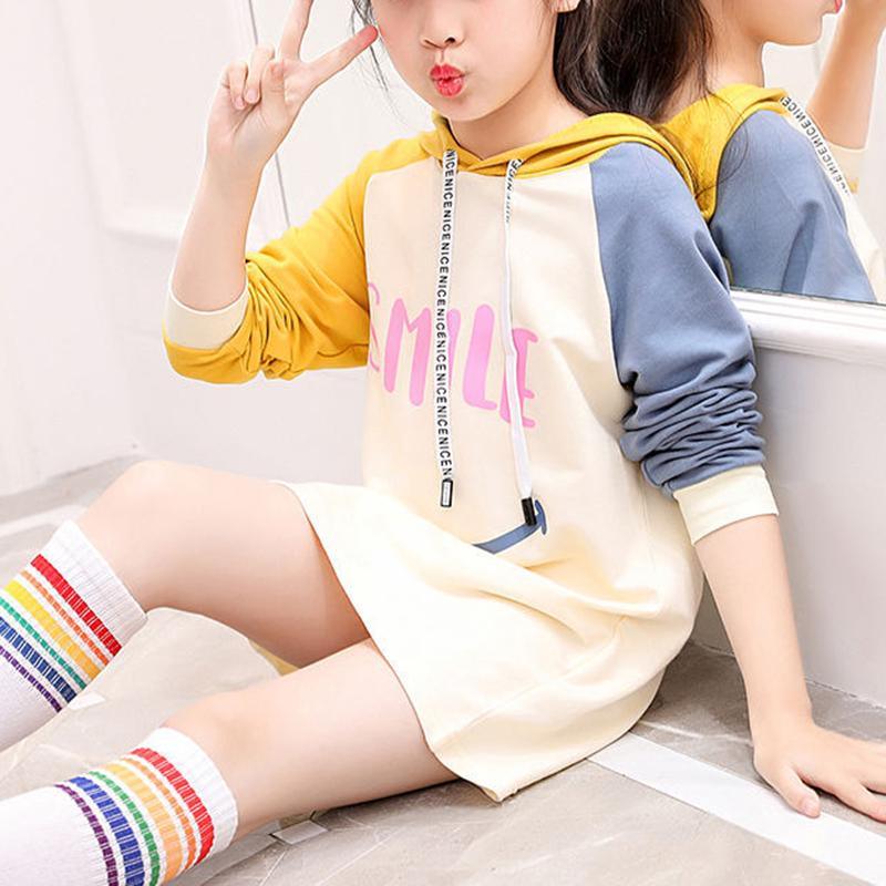 Color-block Hoodie for Girl - PrettyKid