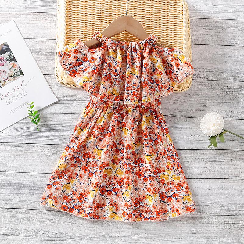 Toddler Girl Floral Print Dress - PrettyKid