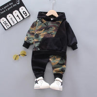 2-piece Camouflage Hoodie & Pants for Children Boy - PrettyKid