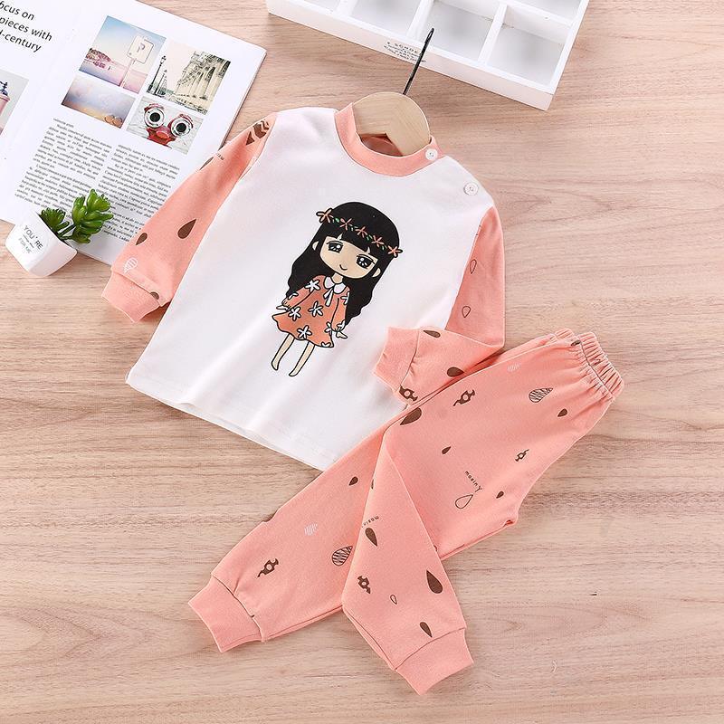 2-piece Cartoon Pajamas Sets for Toddler Girl - PrettyKid