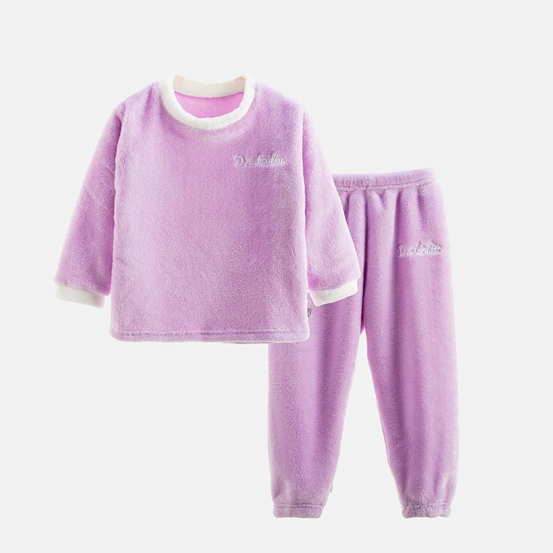 2-piece Fleece Casual Suit for Toddler Girl - PrettyKid