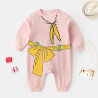 Bowknot Pattern Jumpsuit for Baby - PrettyKid