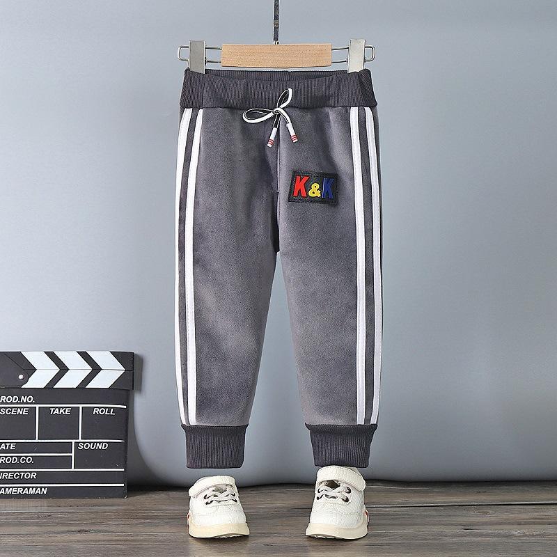 Fleece-lined Sports Pants for Children Boy - PrettyKid