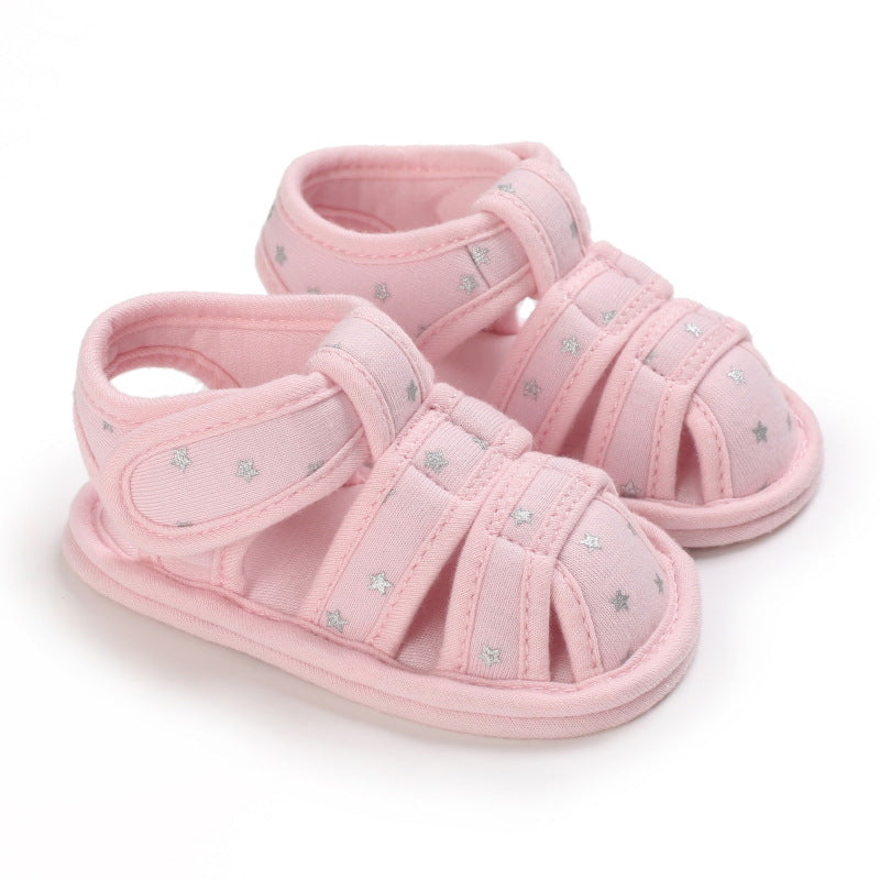 Closed Toe Star Print Toddler Shoes Wholesale Baby Shoes KSHO167282 - PrettyKid