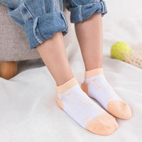 5-piece Cartoon Design Mesh Socks - PrettyKid