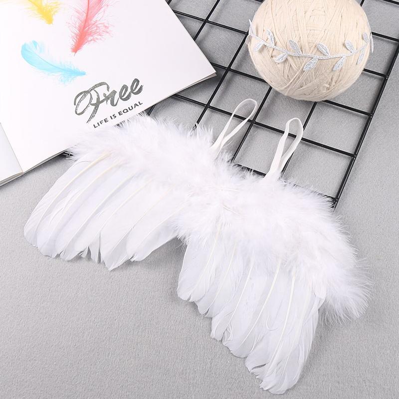 2-piece Baby Photographic Feather wings & Headband for Baby Girl - PrettyKid