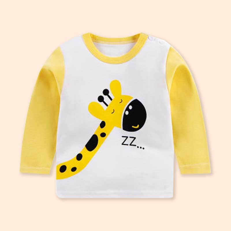 Rabbit Pattern Long Sleeve T-shirt for Toddler Girl Children's Clothing - PrettyKid