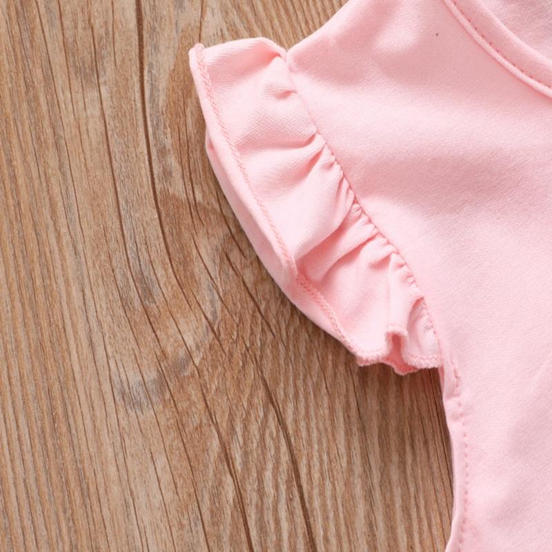 Toddler Girl Striped Tie T-shirt Wholesale Children's Clothing - PrettyKid