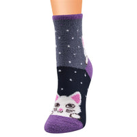 Women 10-Pairs Cat Striped Color Block Socks Sets Accessories Wholesale - PrettyKid