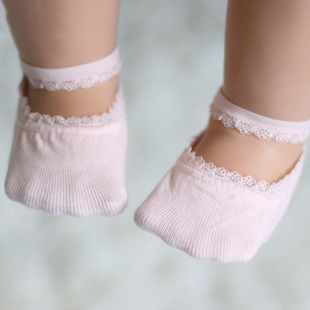 Baby Girls 10-Pairs Lace Solid Socks Sets Baby Accessories Wholesale - PrettyKid