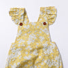 Baby Girls Summer Sleeveless Pastoral Vintage Floral Jumpsuit - PrettyKid