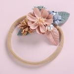 Children Girls Hand-stitched Pearl Flower Headdress Children's Apparel Wholesale - PrettyKid