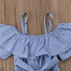 Girls Fashion Striped Suspender Dress - PrettyKid