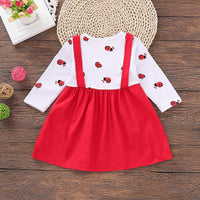 Toddler Girls Coccinella Septempunctata Dress - PrettyKid