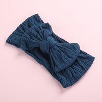 Baby Butterfly Hair Band Soft Jacquard Nylon Girls Wide Scarf Kids Designer Wholesale - PrettyKid