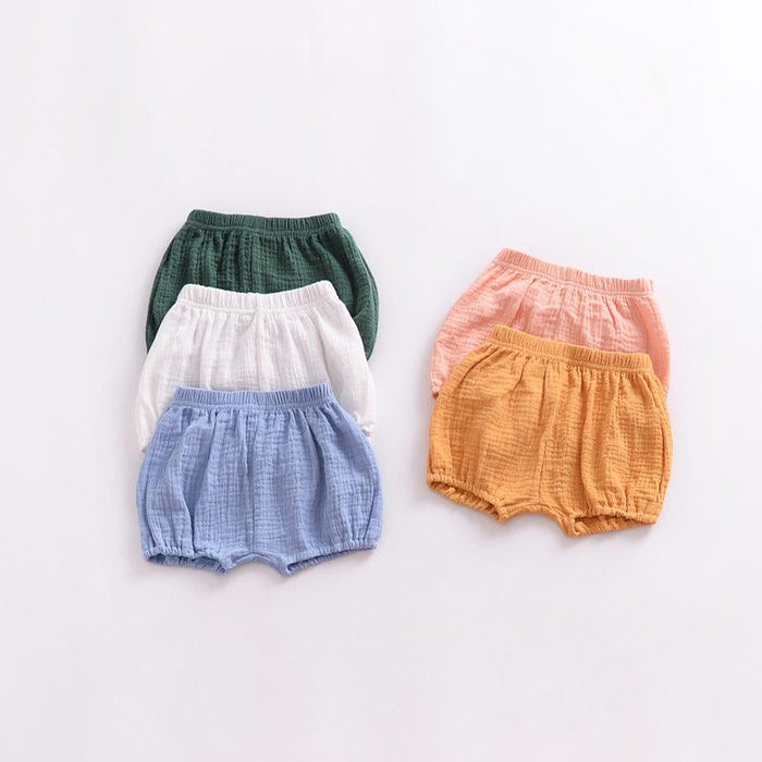 Baby Boys Girls Cotton Shorts Lantern Pants Baby Bread Pants - PrettyKid