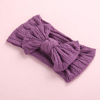 Baby Butterfly Hair Band Soft Jacquard Nylon Girls Wide Scarf Kids Designer Wholesale - PrettyKid