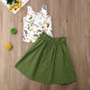 Toddler Girl 2-Piece Floral Tank Dress - PrettyKid
