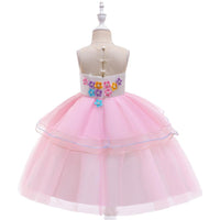 Children Girl's Unicorn Dress Children's Clothes Wholesale Suppliers - PrettyKid