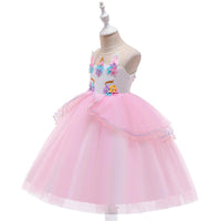 Children Girl's Unicorn Dress Children's Clothes Wholesale Suppliers - PrettyKid