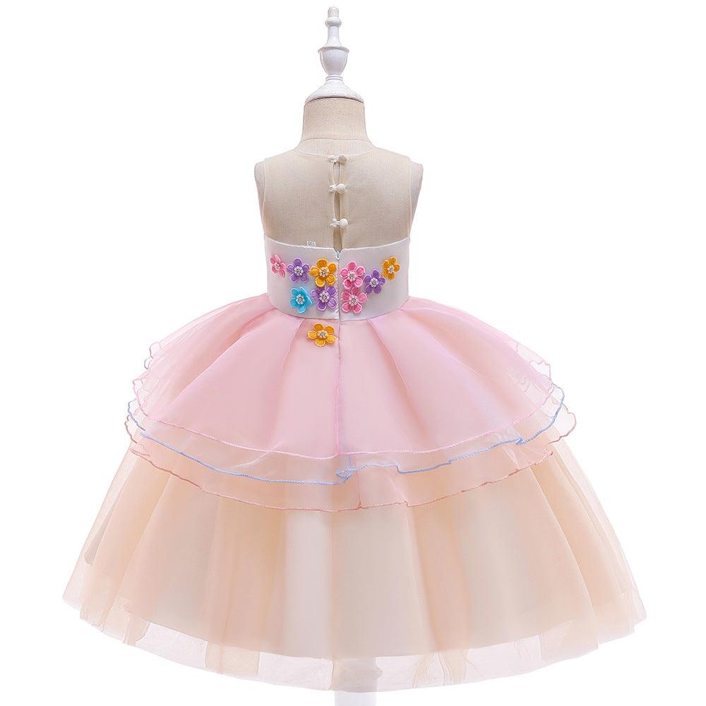 Children Girl's Unicorn Dress Children's Clothes Wholesale Suppliers - PrettyKid