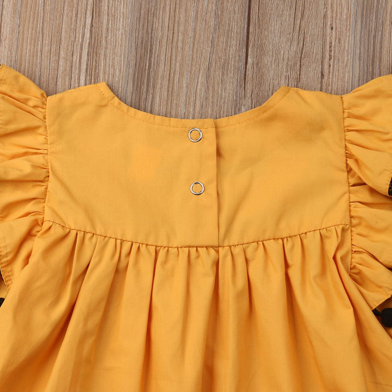 Toddler Girls Lovely Solid Color Girl Dress - PrettyKid
