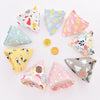 10PCS Baby Triangle Waterproof Cotton Bibs Baby Accessories Wholesale - PrettyKid