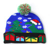 Christmas Flap with Ball Knitted Hat Adult Children's Hat - PrettyKid