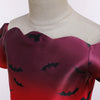 Toddler Children Halloween Pumpkin Bat Printed Princess Dress - PrettyKid