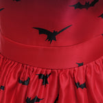 Toddler Children Halloween Pumpkin Bat Printed Princess Dress - PrettyKid