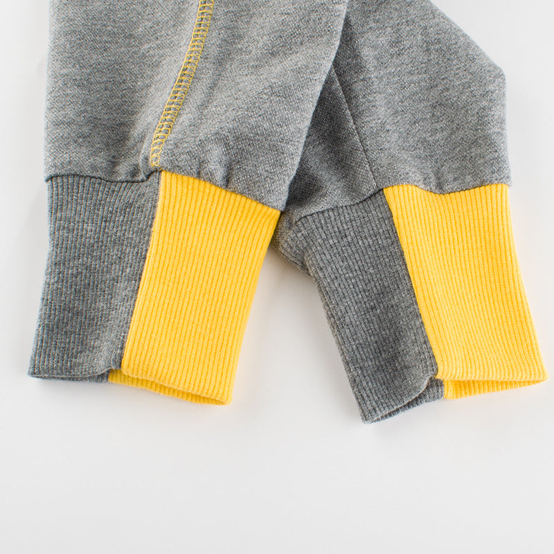 Toddler Kids Boys Solid Color Double Side Pocket Contrast Sportswear Pants - PrettyKid