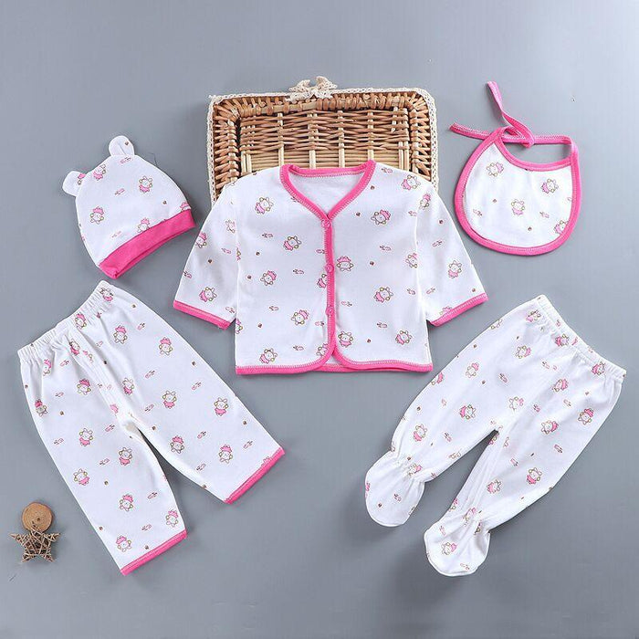 Newborn Cotton Five Piece Set Wholesale Baby Clothes Manufacturers - PrettyKid